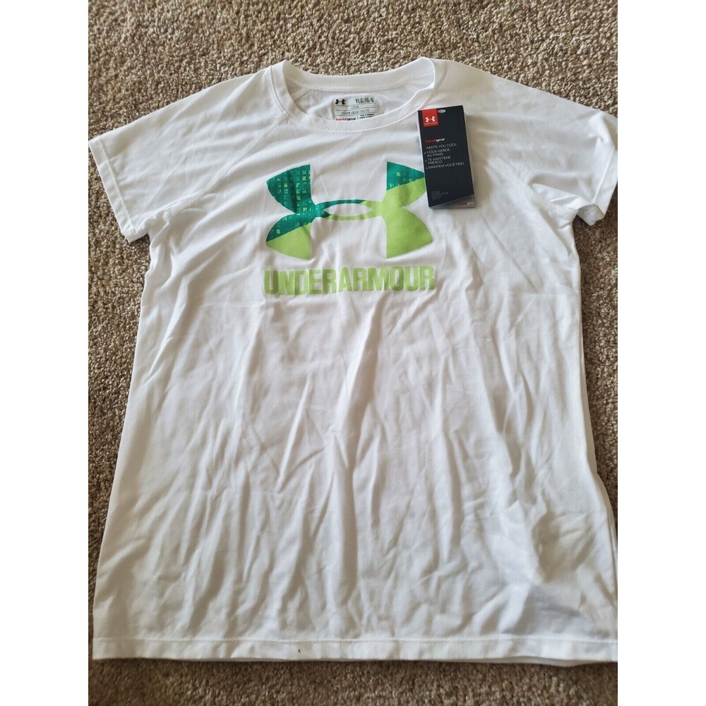 Girls Under Armour T Shirt Size YXL - Picture 1 of 5